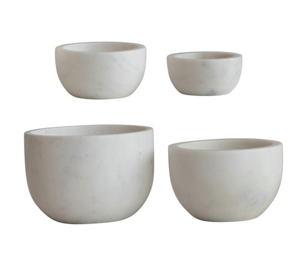 
            
                Load image into Gallery viewer, White Cup Marble Bowl
            
        