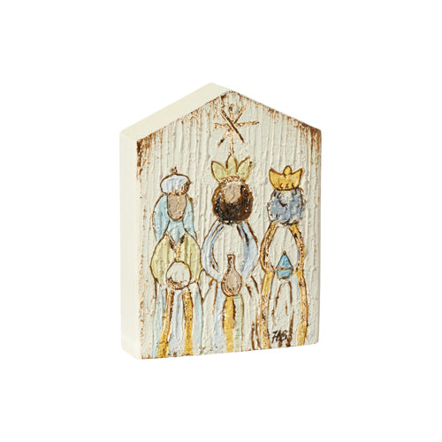 Textured Nativity Three Wisemen