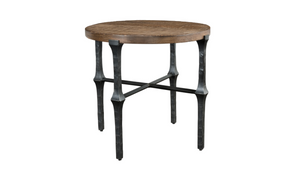 Hugh Round End Table