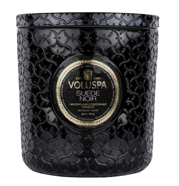 
            
                Load image into Gallery viewer, Suede Noir Luxe Candle
            
        