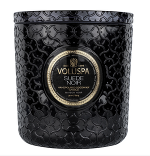 
            
                Load image into Gallery viewer, Suede Noir Luxe Candle
            
        