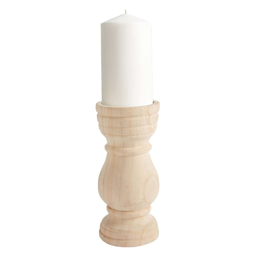 
            
                Load image into Gallery viewer, Paulowina Wood Candlestick
            
        