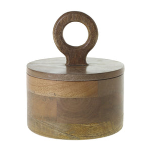 Wood Canister with Lid
