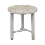 Amma Antique White Side Table