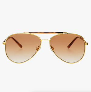 Dallas Sunglasses | Gold Brown