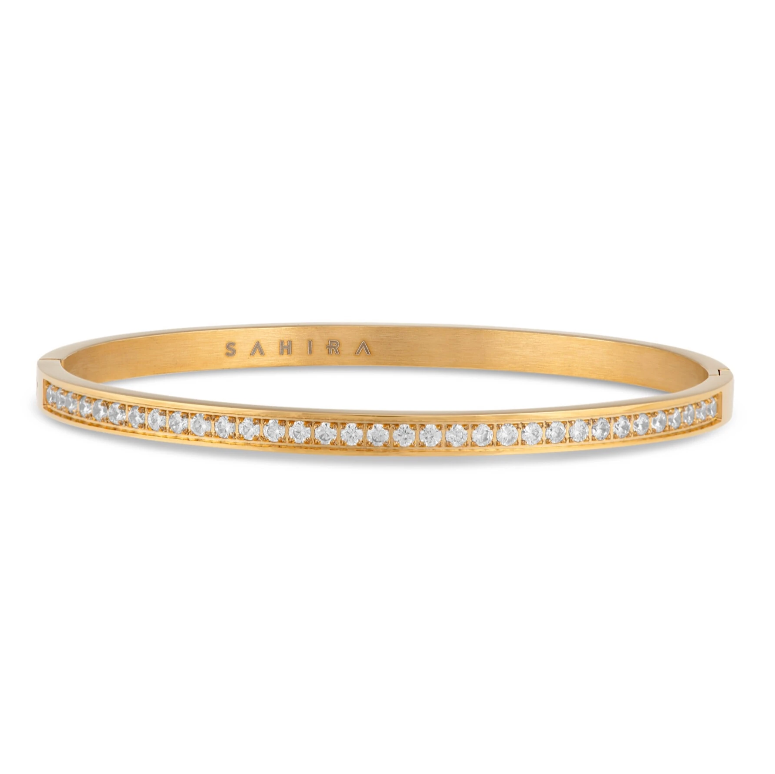 Lara CZ Pave Bangle