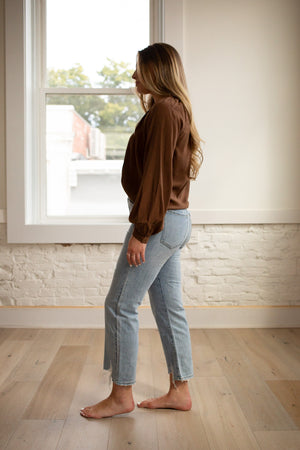 
            
                Load image into Gallery viewer, Charlie High Rise Straight Leg Jeans
            
        