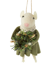Mrs. Felt Mouse Ornament