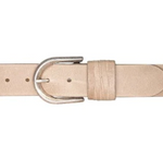 Taupe Leather Belt