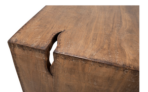 
            
                Load image into Gallery viewer, Mavi Waterfall Dining Table - Medium Brown
            
        