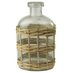 Cairo Glass & Rattan Bottle