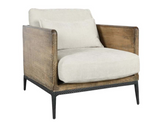 Remy Wood and Upholstered Chair