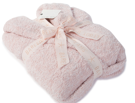 Cozy Heathered Adult Robe | Dusty Rose