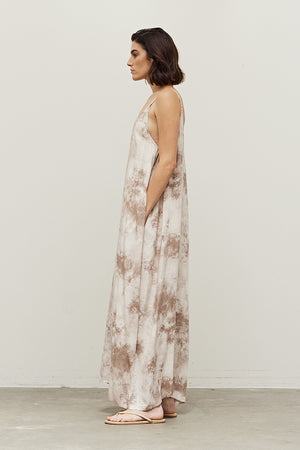 Tie Dye Cocoon Maxi Dress The Barefoot Cottage Tie Dye Cocoon Maxi Dress The Barefoot Cottage