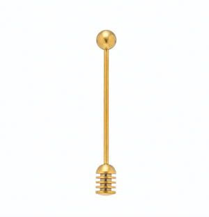 
            
                Load image into Gallery viewer, Gold Stainless Steel Honey Dipper
            
        