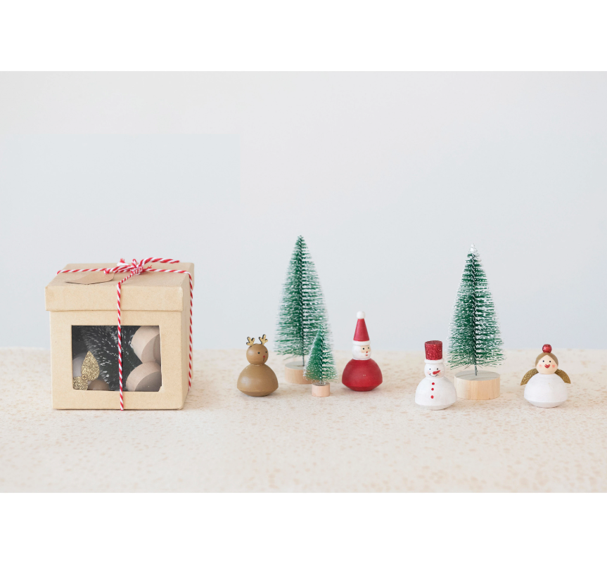 Kit, Set of 7 Christmas Garden Boxed