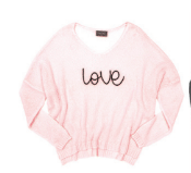 Love V Neck Light Sweater