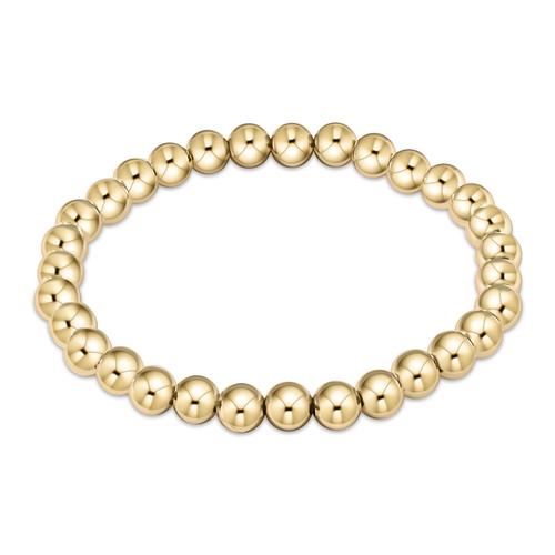 
            
                Load image into Gallery viewer, Classic Gold 6mm Bead Bracelet
            
        