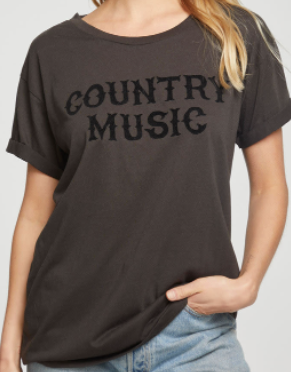 
            
                Load image into Gallery viewer, Recycled Vintage Jersey Country Music Tee
            
        