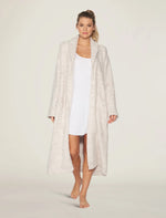 Cozy Heathered Adult Robe | Stone White